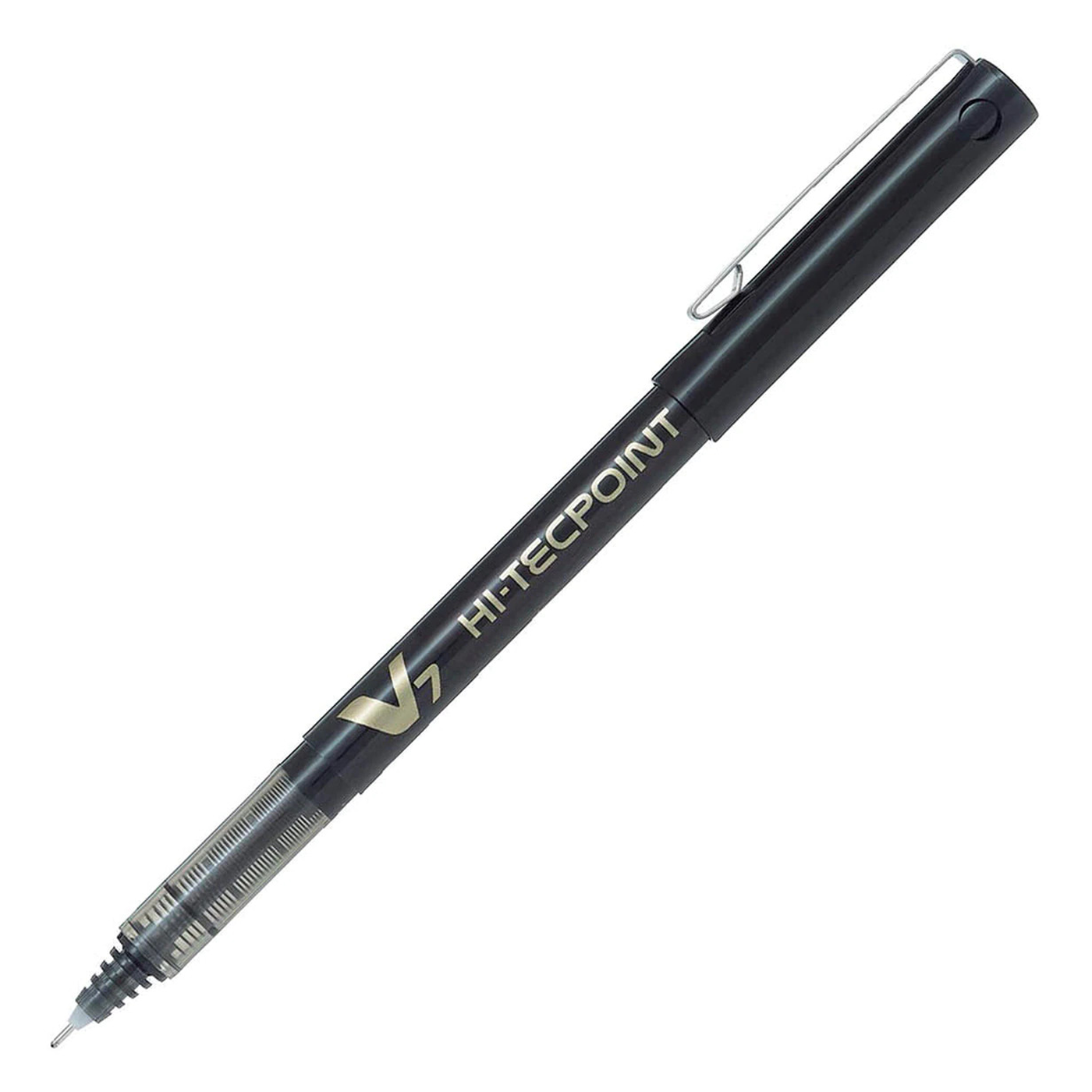 Pilot Hi-Tecpoint Pen V7 Rollerball Fine 0.7mm Black