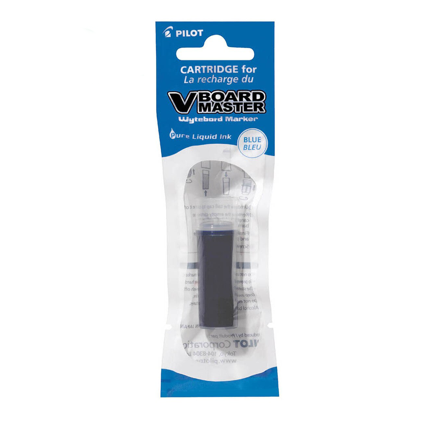 Pilot Whiteboard Marker Refillable V Board Bullet Tip Blue