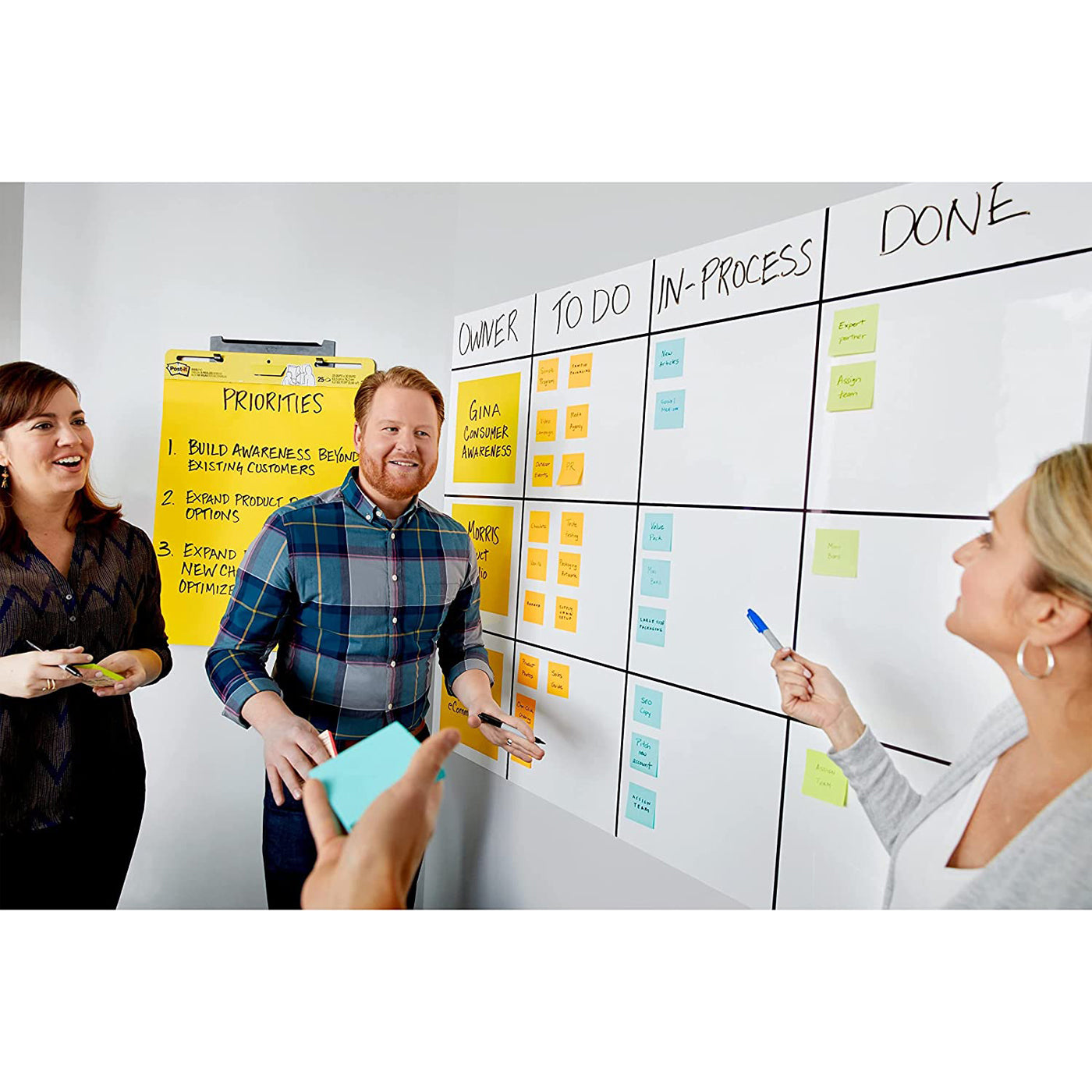 Post-it Whiteboard Dry Erase Self-Adhesive Surface 900 x 600mm