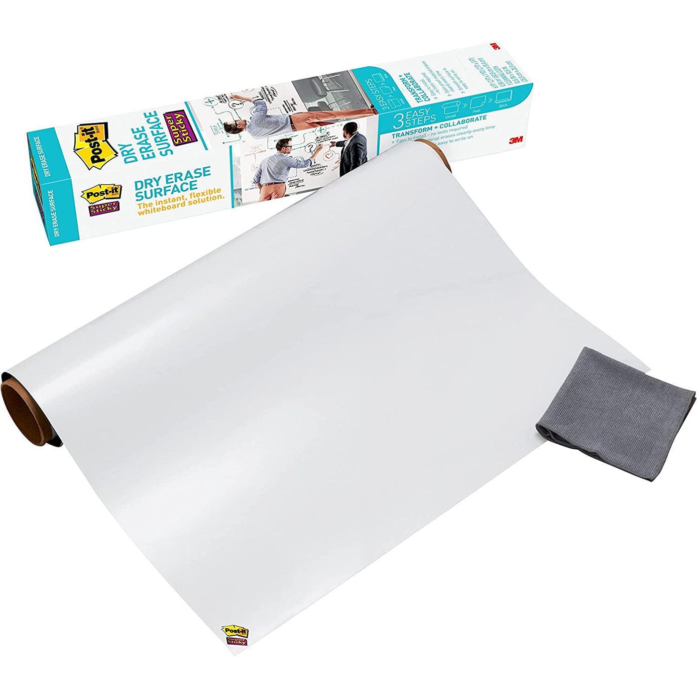Post-it Whiteboard Dry Erase Self-Adhesive Surface 900 x 600mm