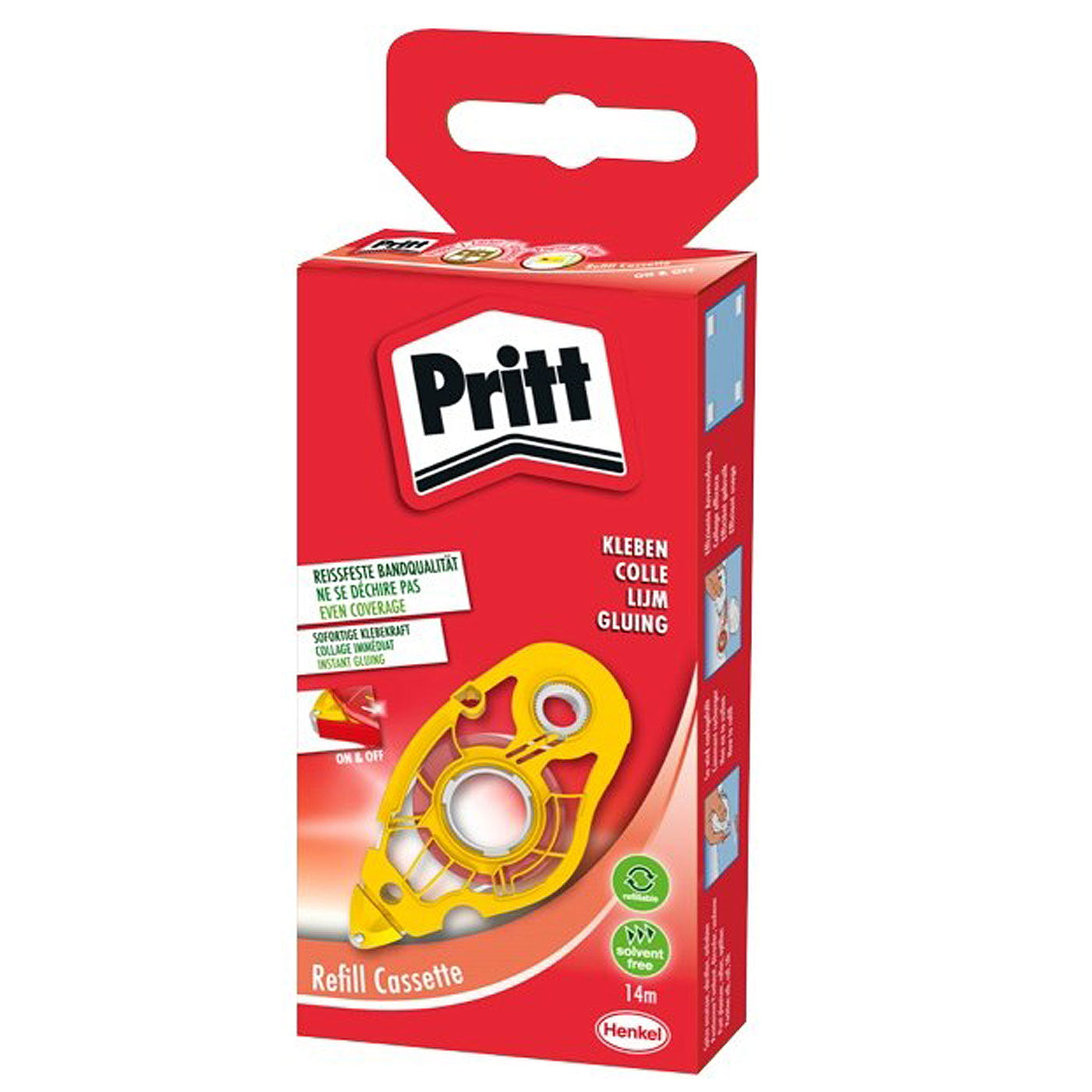 Pritt Glue Roller Refill Non-Permanent 8.4mmx14m