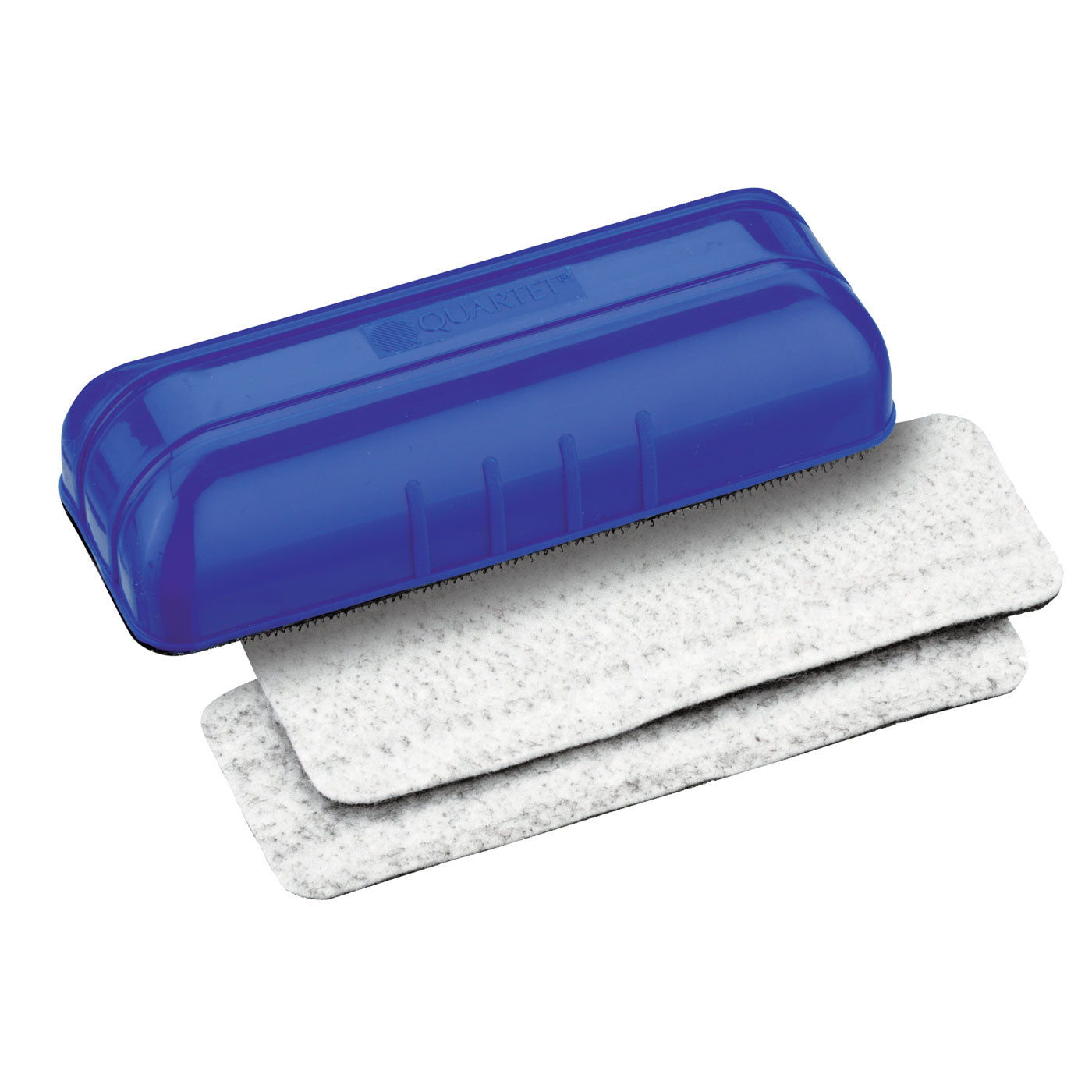QUARTET MAGNETIC WHITEBOARD ERASER WITH 2 REFILL PADS - SCHOOL DEPOT