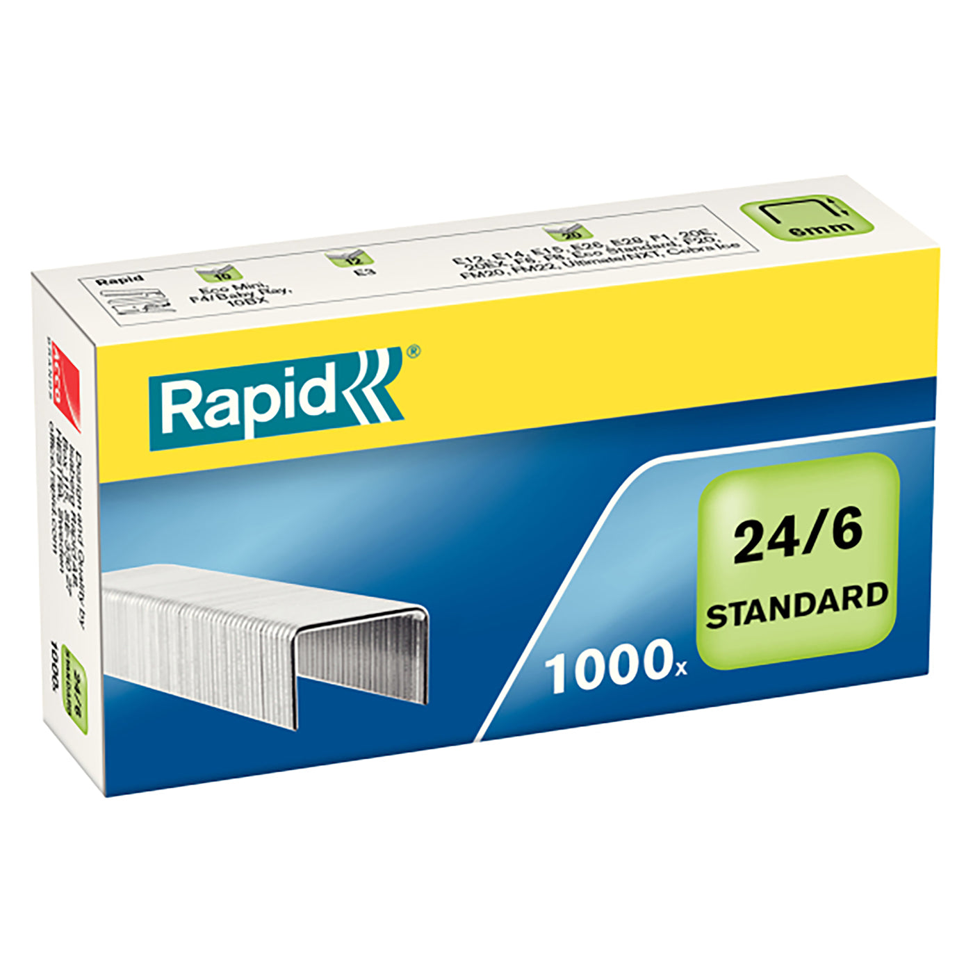 Rapid 24/6 MM Staples Box of 1000 - School Depot NZ