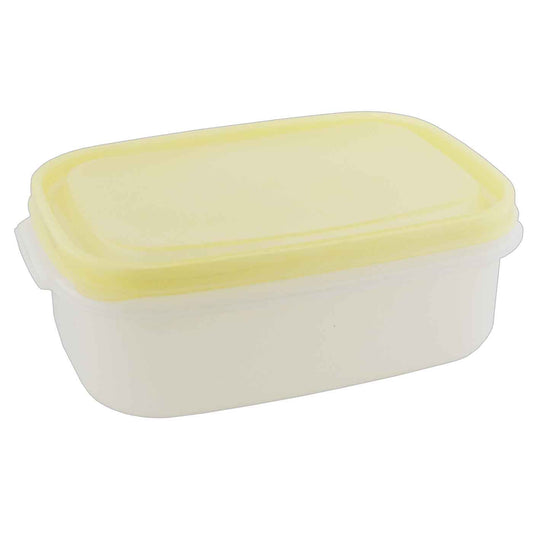 Reisen Lunch Box with Spoon Rectangular 900ml Yellow
