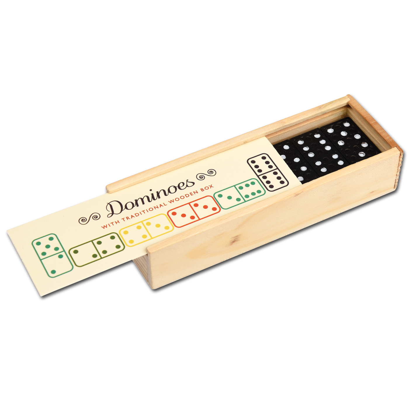 Rex London Dominoes Wooden Box 28 Tiles