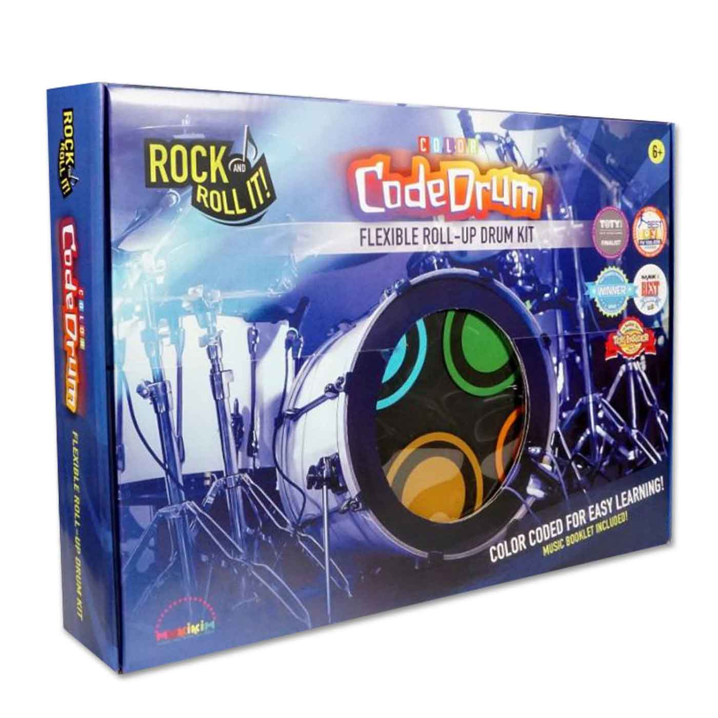 Rock and Roll It Electronic Drum Flexible Colour Coded