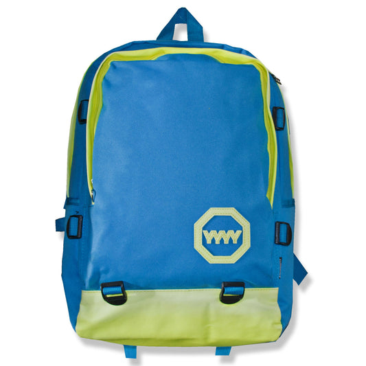 School Bag Backpack Width Adjuster Blue Lime - Flyingprince - School Depot NZ
 - 1