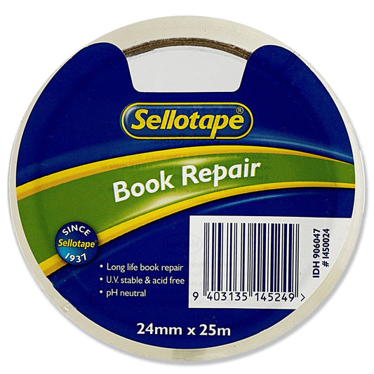 Sellotape Book Repair Tape 24mm x 25m