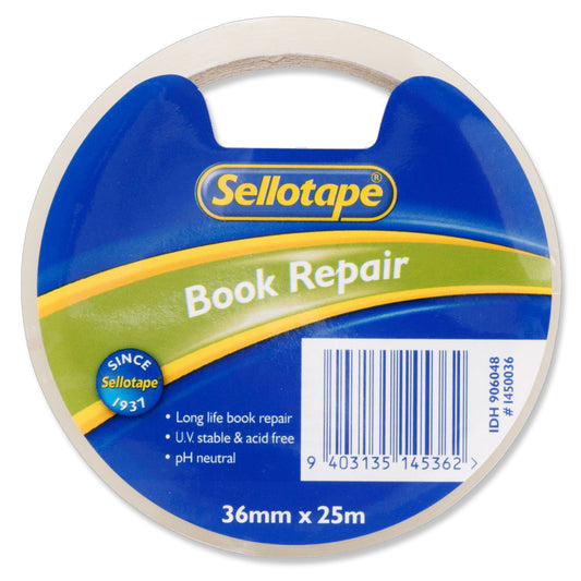 Sellotape Book Repair Tape 36mm x 25m
