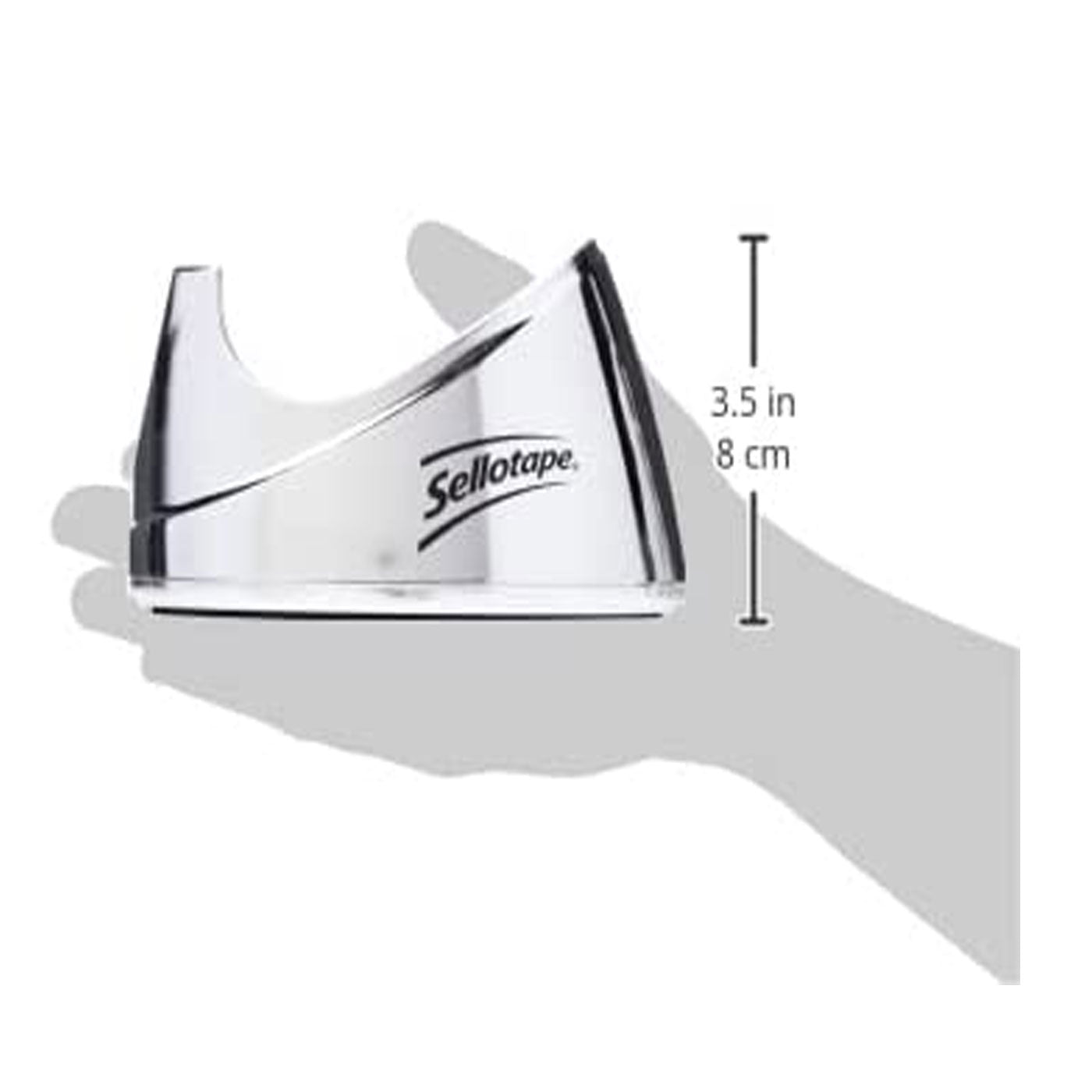 Sellotape Tape Dispenser Chrome Small