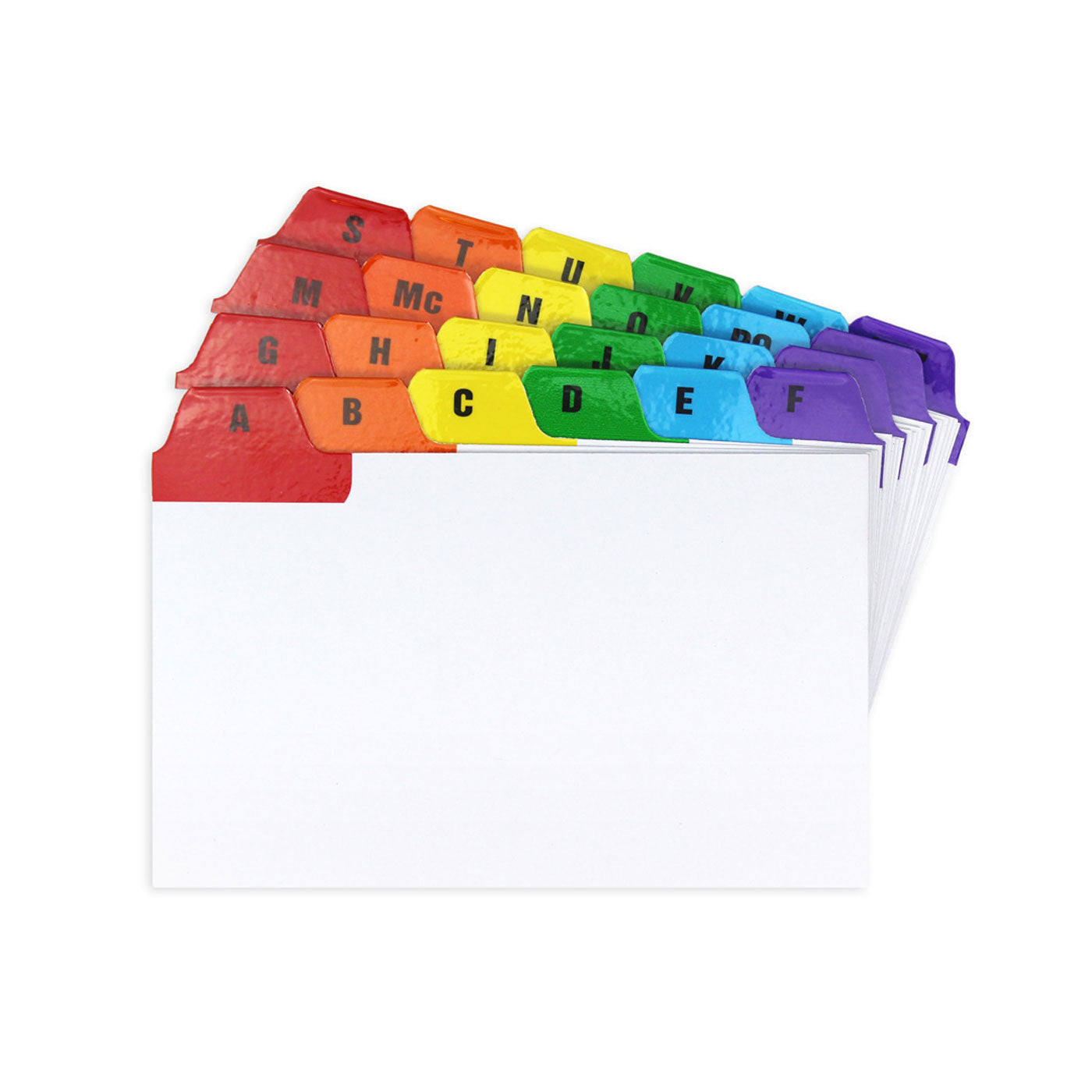 Silvine Guide Cards Indices for System Cards 127 x 76mm or 5"x3"