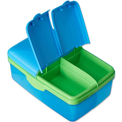 Sistema Lunch Box with Bottle Multi-Compartment 1.5L Blue