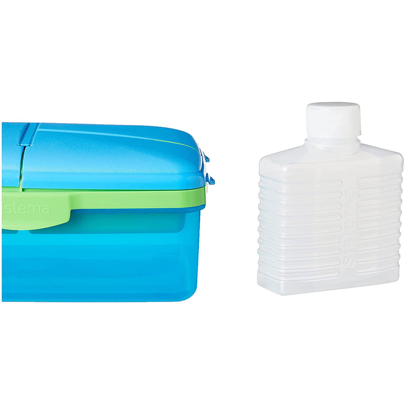 Sistema Lunch Box with Bottle Multi-Compartment 1.5L Blue