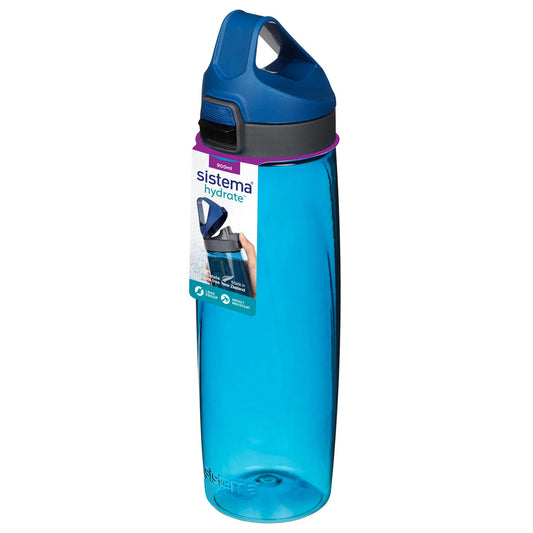 Sistema Water Bottle Spill-Proof Tritan Adventum 900ml Blue