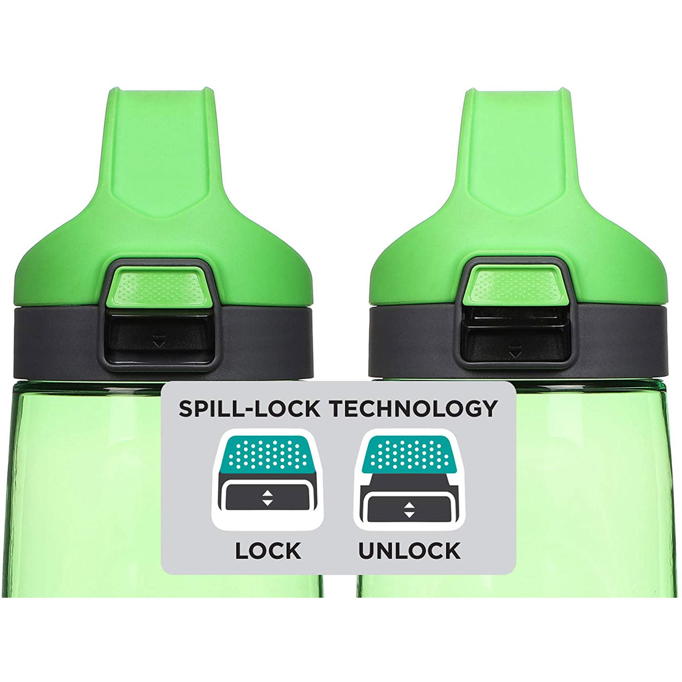 Sistema Water Bottle Spill-Proof Tritan Adventum 900ml Locking Mechanism