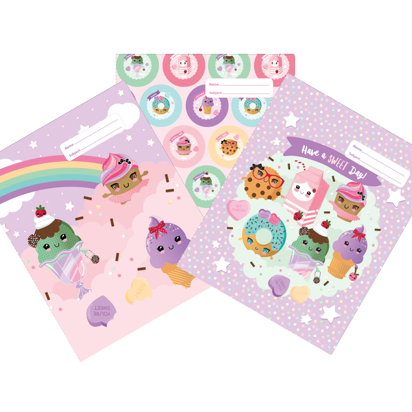 Spencil Exercise Book Cover 1B5 Every Day is Sundae Pack 3