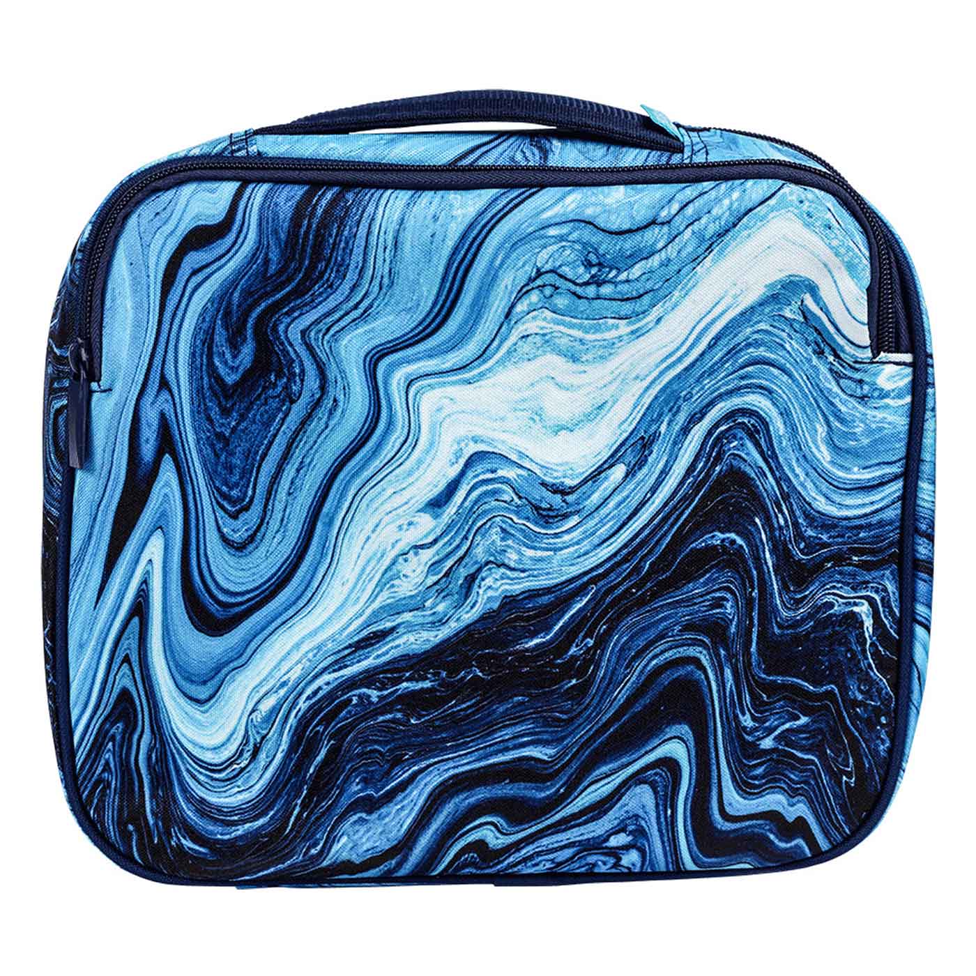 Spencil Lunch Bag Insulated Ocean Marble 24 x 29 x 9cm