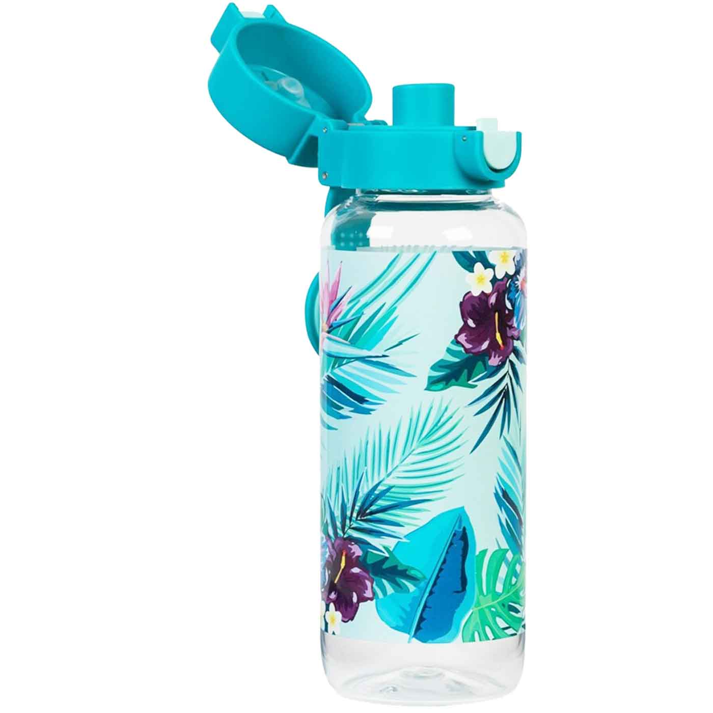 Spencil Spill-Proof Water Bottle 650ml Beach Blooms
