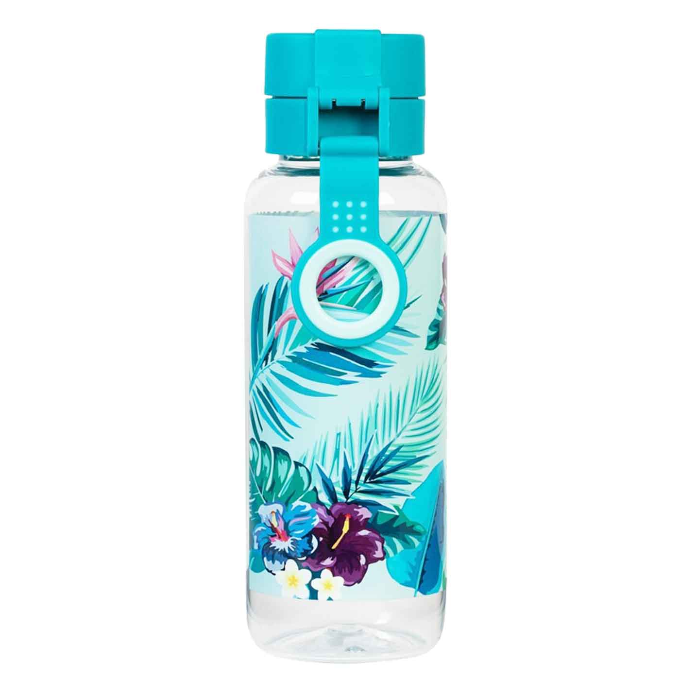 Spencil Spill-Proof Water Bottle 650ml Beach Blooms