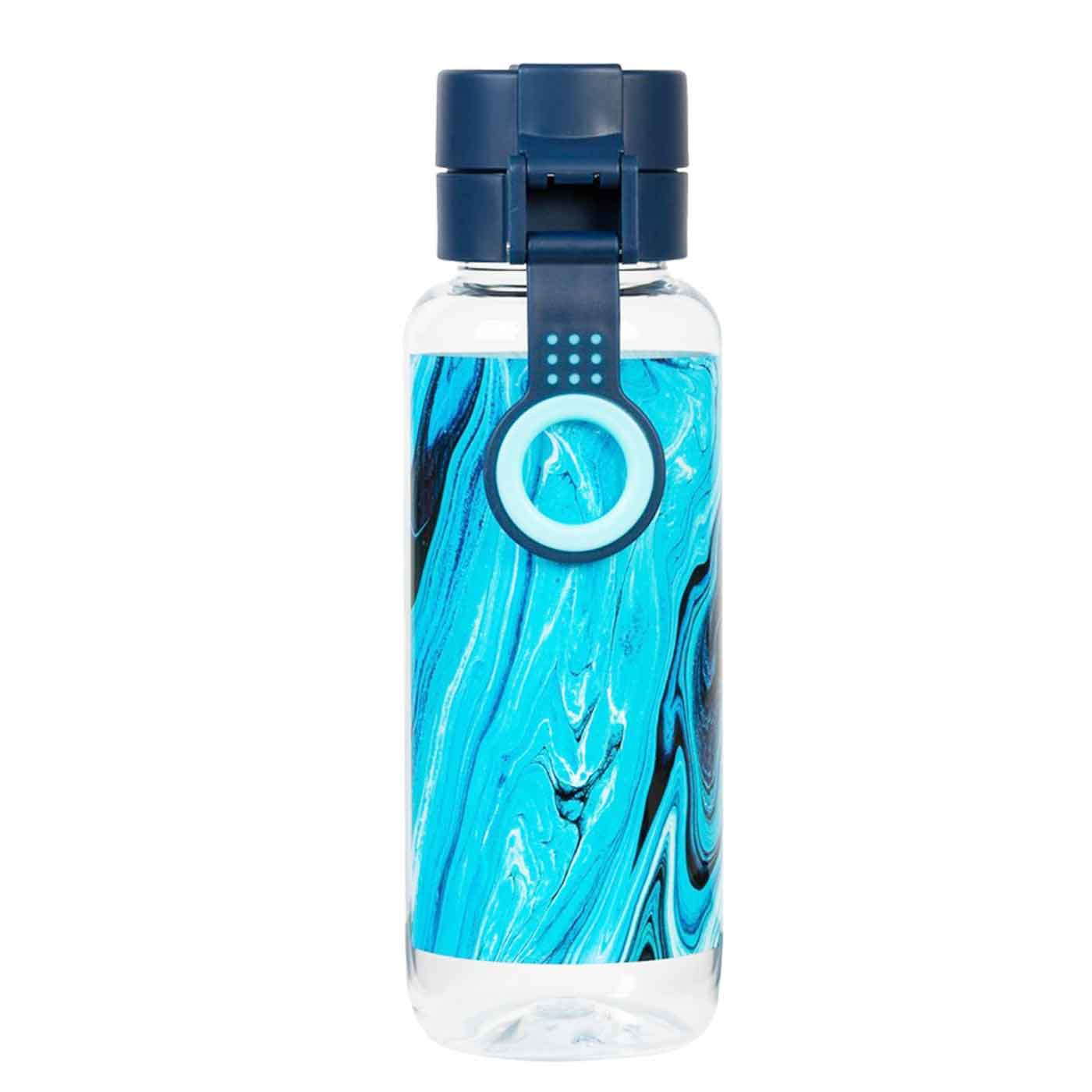 Spencil Spill-Proof Water Bottle 650ml Ocean Marble