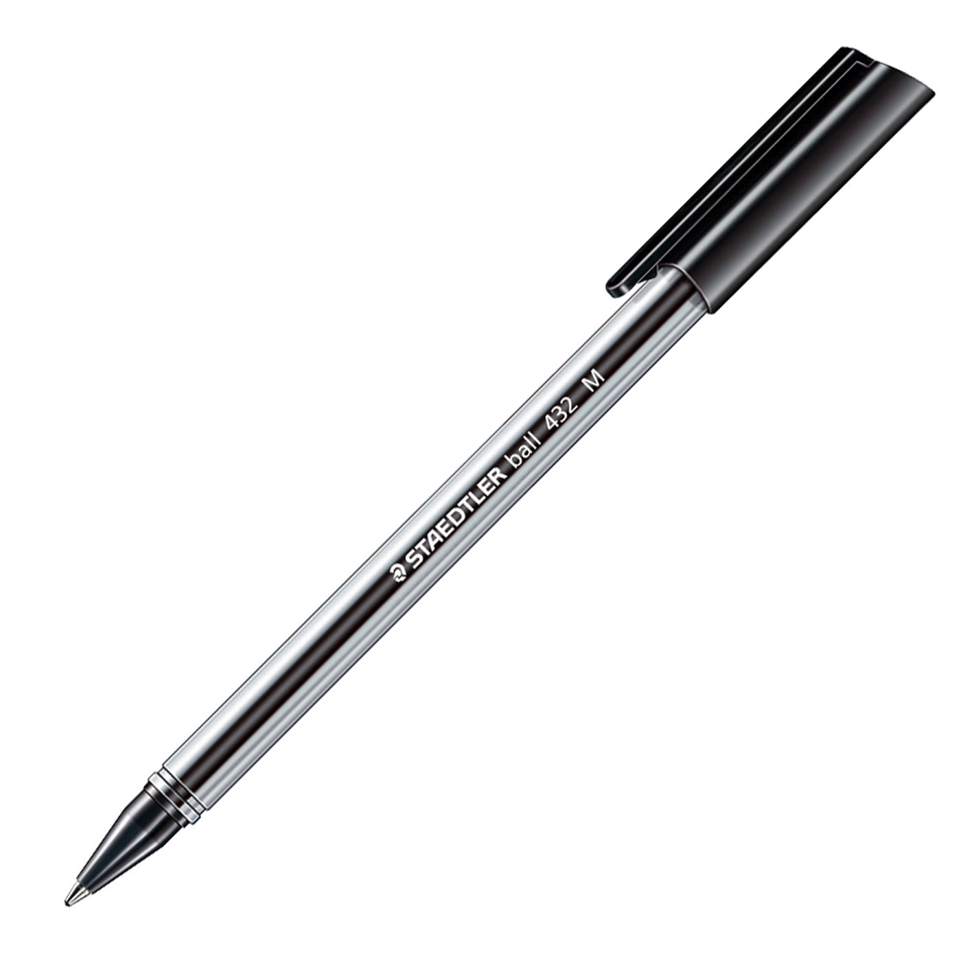 Staedtler Ballpoint Pen Triangular Medium Capped 432 M-9 Black