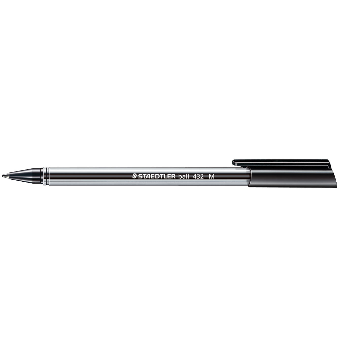 Staedtler Ballpoint Pen Triangular Medium Capped 432 M-9 Black