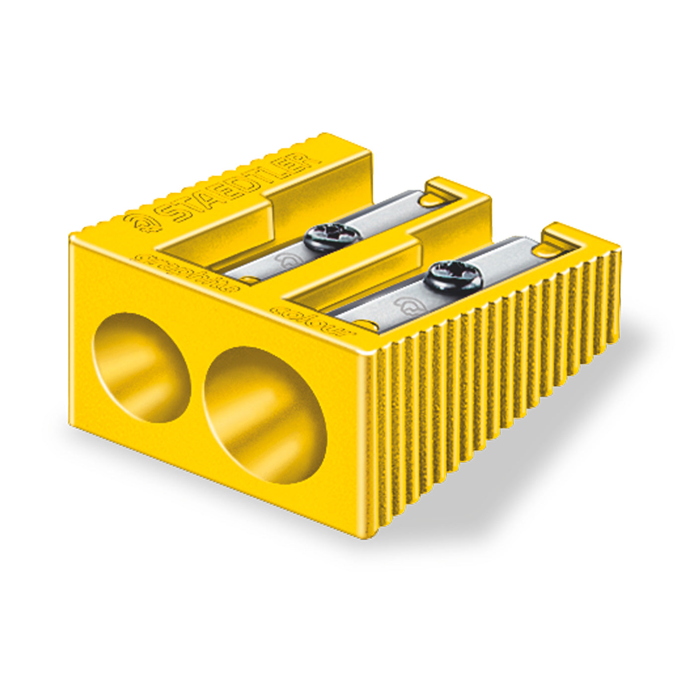 Staedtler Pencil Sharpener Plastic Double Hole - Yellow