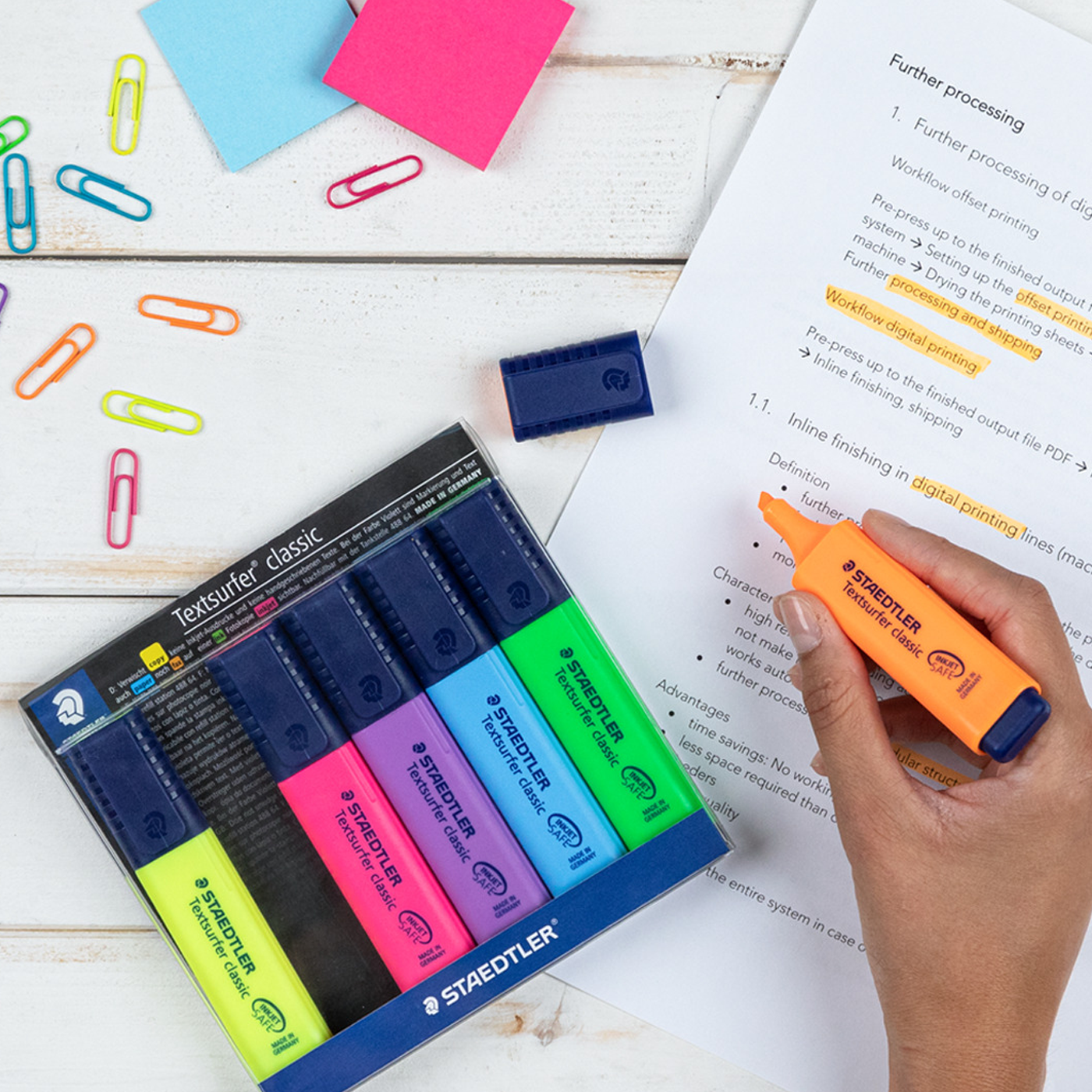 Staedtler Highlighter Textsurfer Classic Wallet of 8