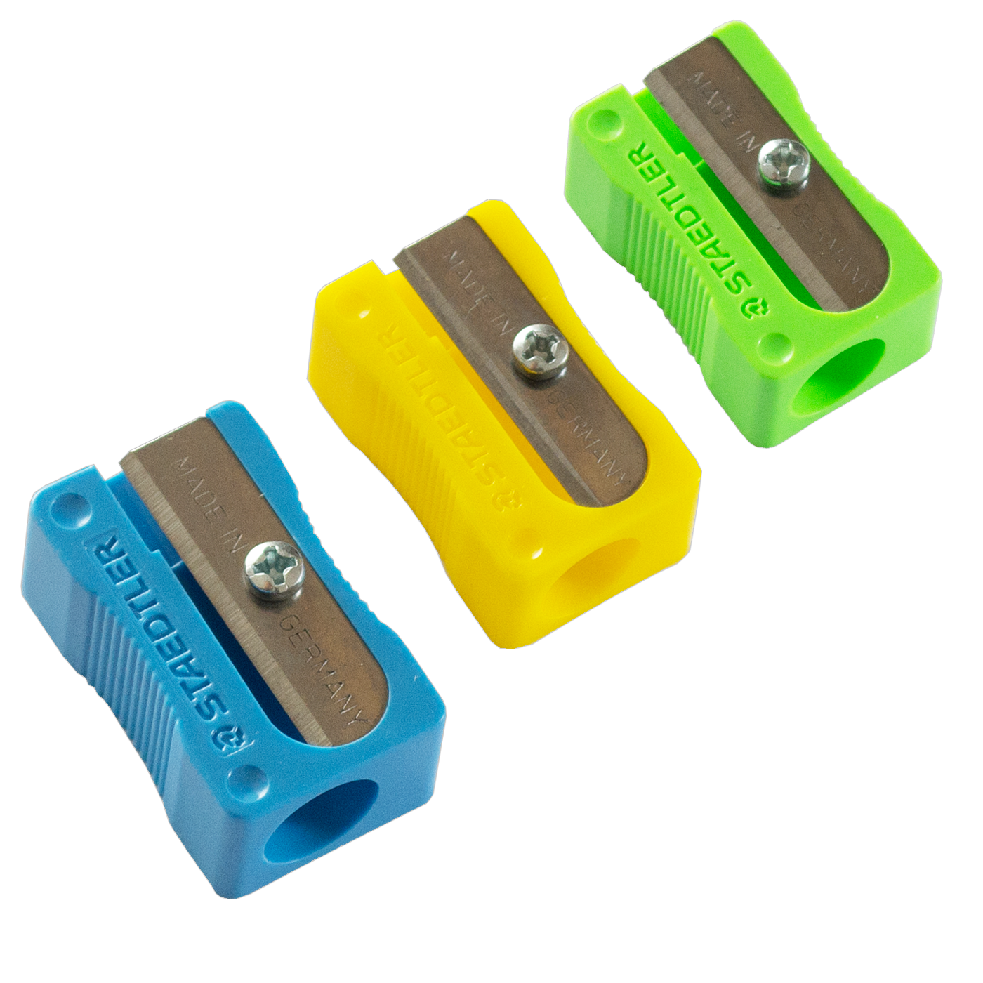 Staedtler Pencil Sharpener Single Hole Luna Plastic Assorted Colours
