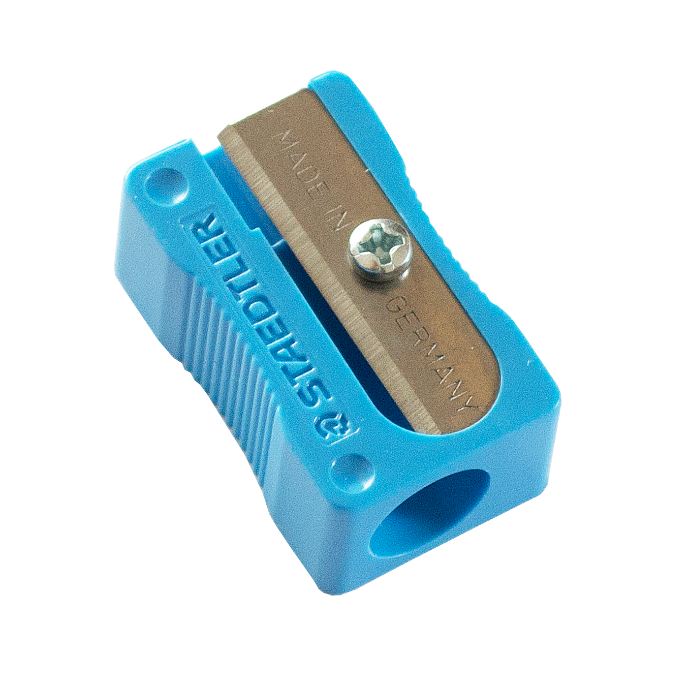 Staedtler Pencil Sharpener Single Hole Luna Plastic Blue