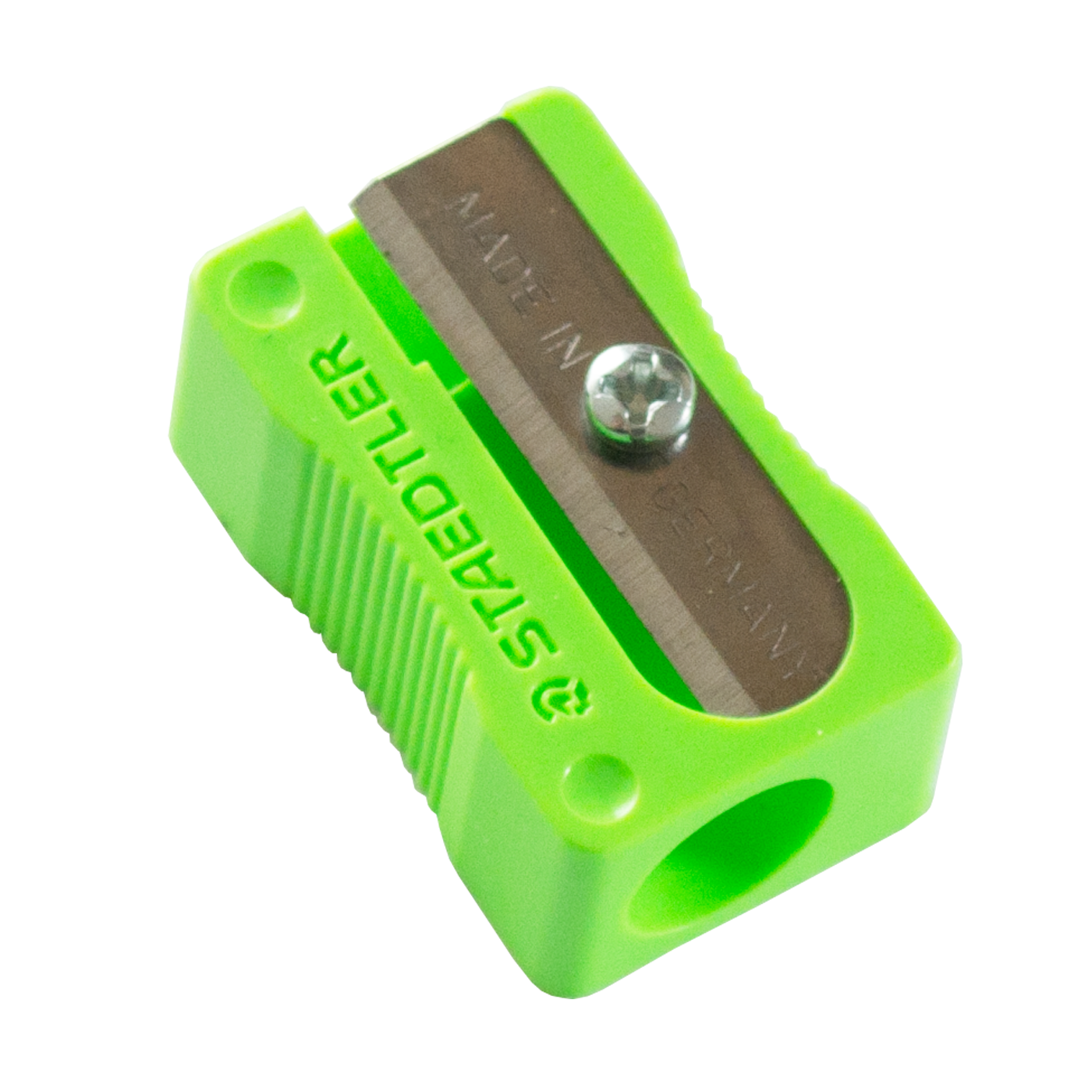 Staedtler Pencil Sharpener Single Hole Luna Plastic Green