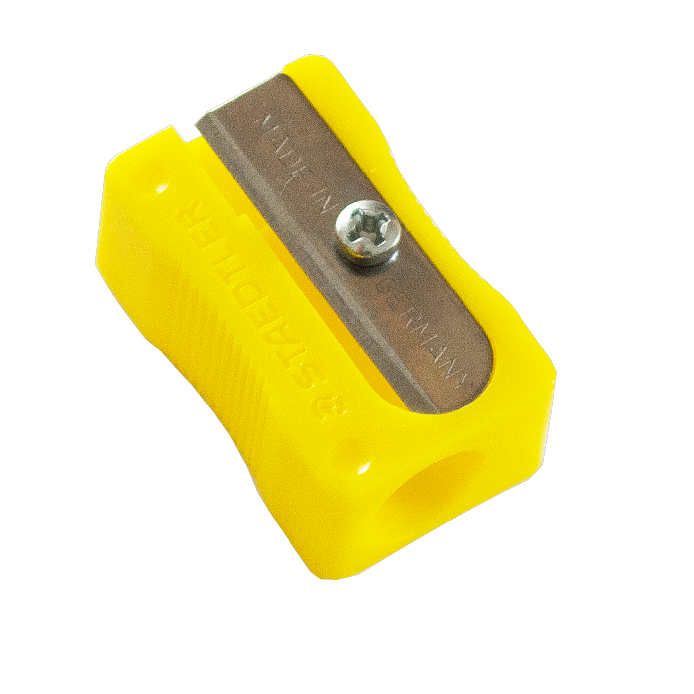 Staedtler Pencil Sharpener Single Hole Luna Plastic Yellow