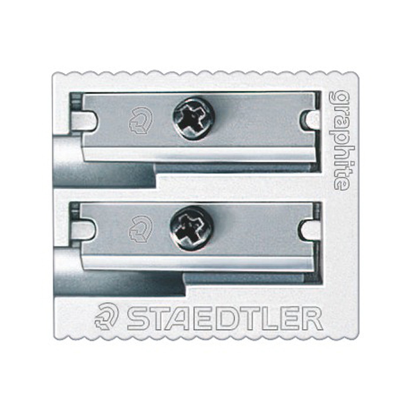 Staedtler Pencil Sharpener Metal Double Hole - School Depot NZ