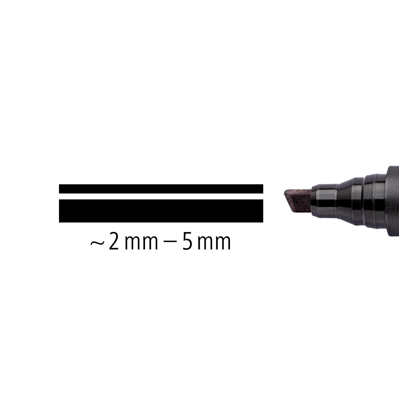 Staedtler Permanent Marker 350-9 Lumocolor Chisel Tip Black