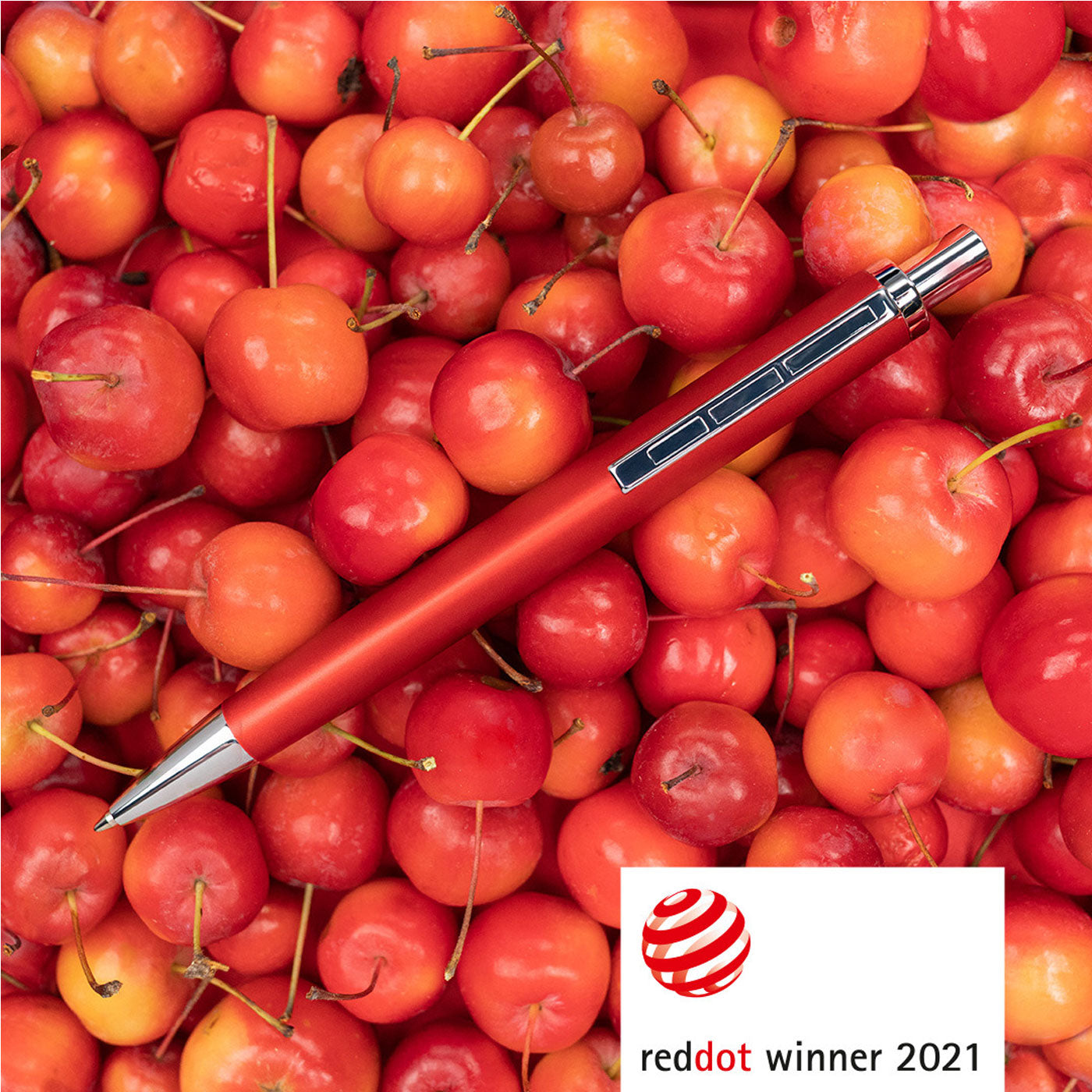 Staedtler Premium Ballpoint Pen Triplus 444 Medium Red Barrel Blue Ink