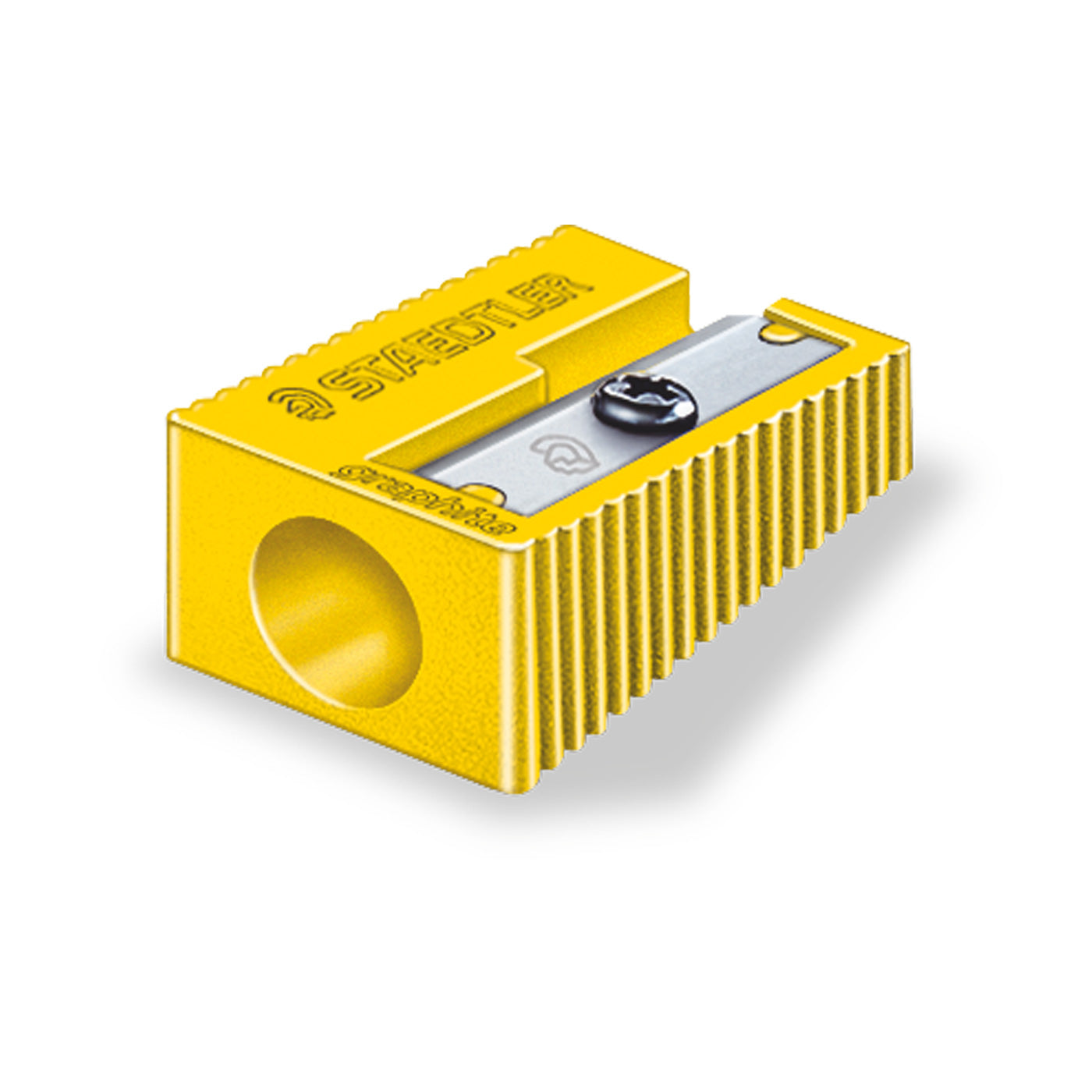 Staedtler Pencil Sharpener Plastic Single Hole - Yellow