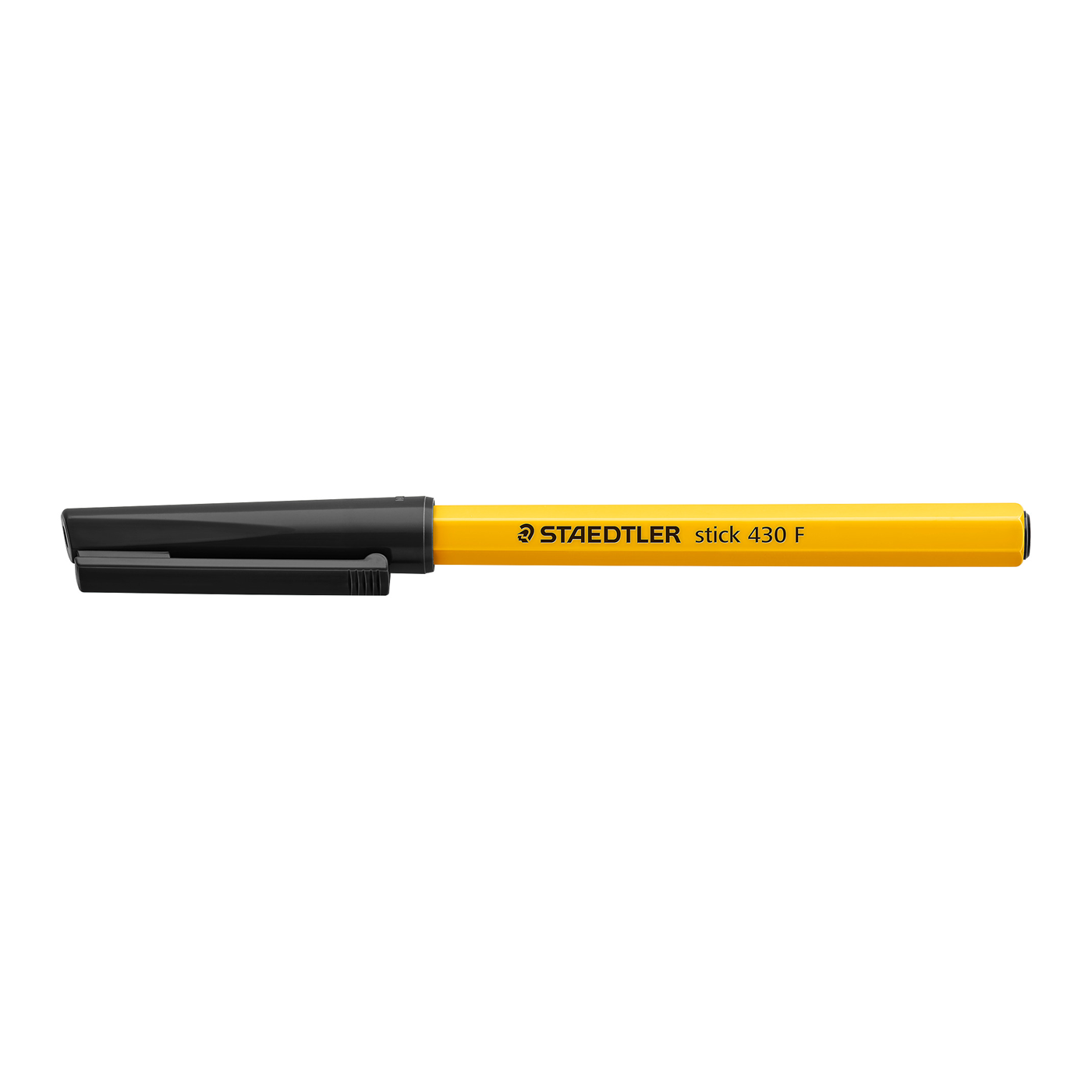 Staedtler Ballpoint Pen Stick 430 Fine Capped Black