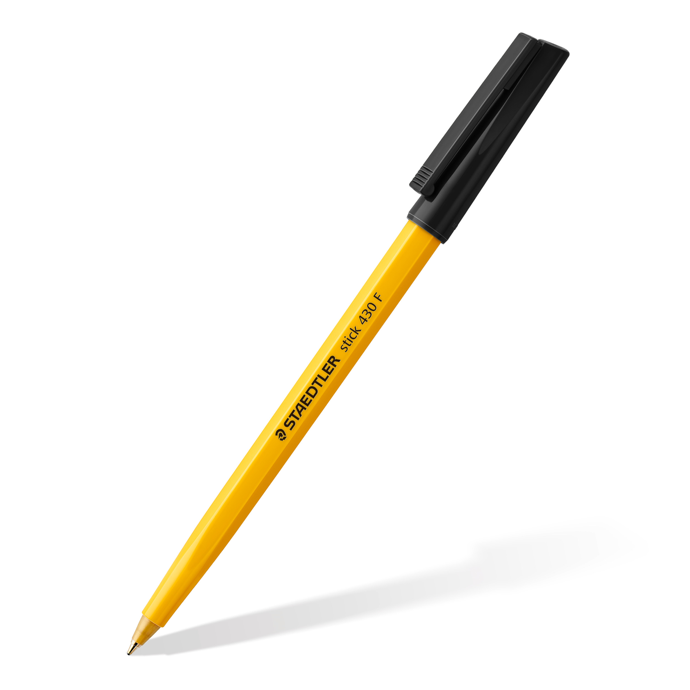 Staedtler Ballpoint Pen Stick 430 Fine Capped Black