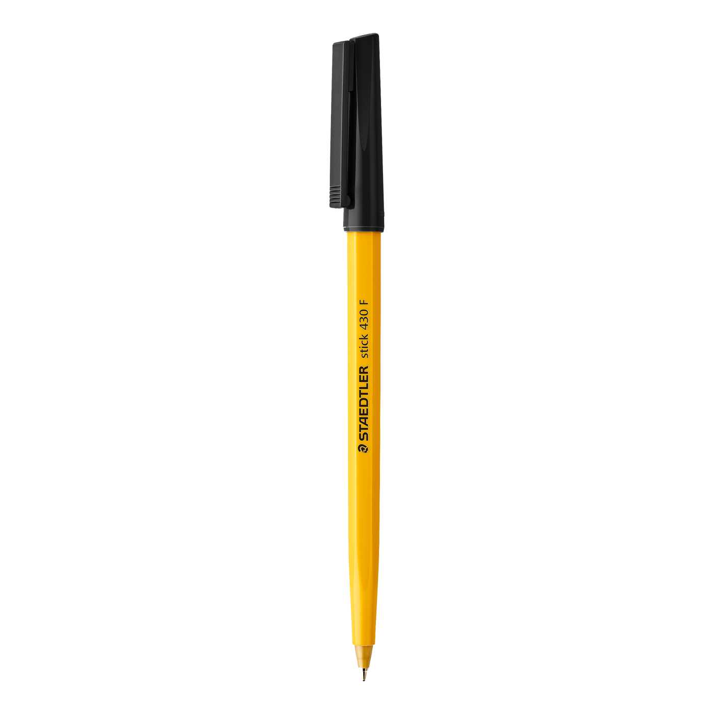 Staedtler Ballpoint Pen Stick 430 Fine Capped Black