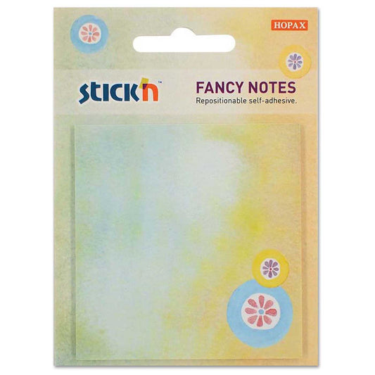 Stick'n Fancy Sticky Notes 76 x 76mm 30 Sheets Flower