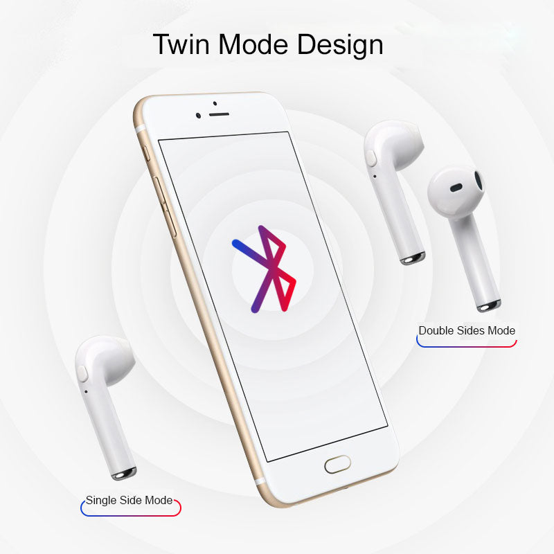 Students Earphones Bluetooth Wireless White