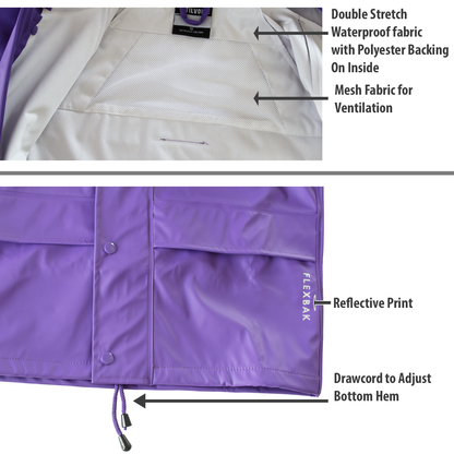 Stilvolle-Raincoat-Flexbak-Hooded-Purple-Features