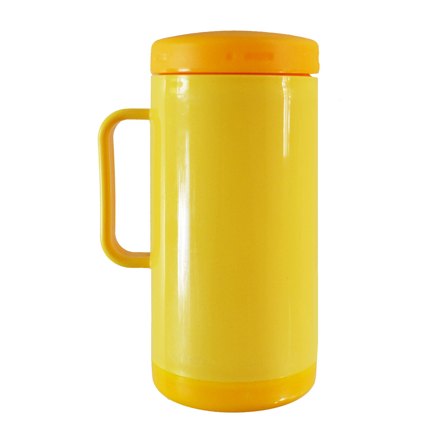 Thermos mug with screw on cap