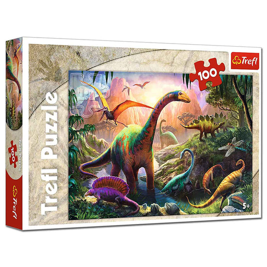 Trefl Puzzle Dinosaurs Land 100 Pieces 41 x 28cm