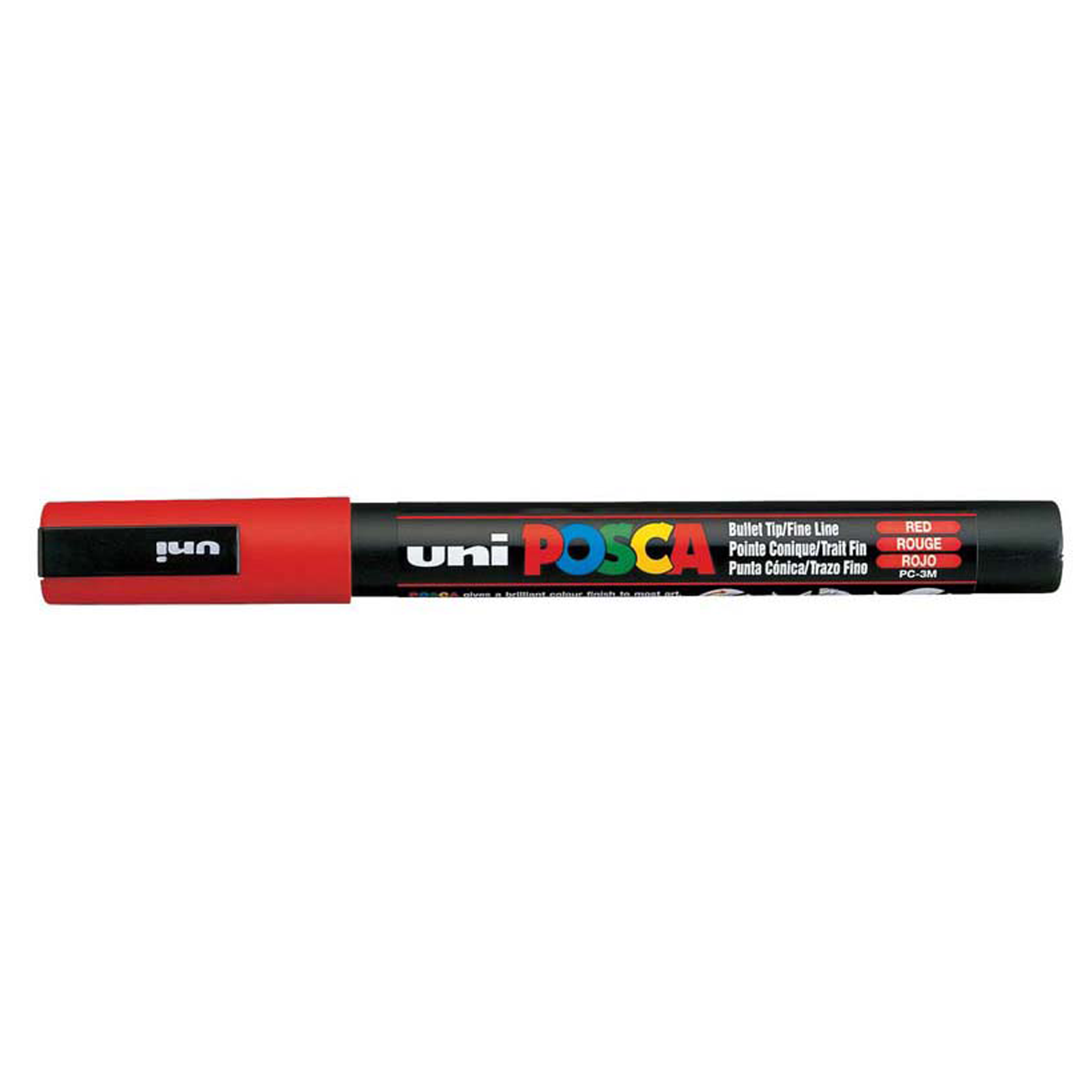 Uni Posca Marker 0.9-1.3mm Fine Red PC-3M