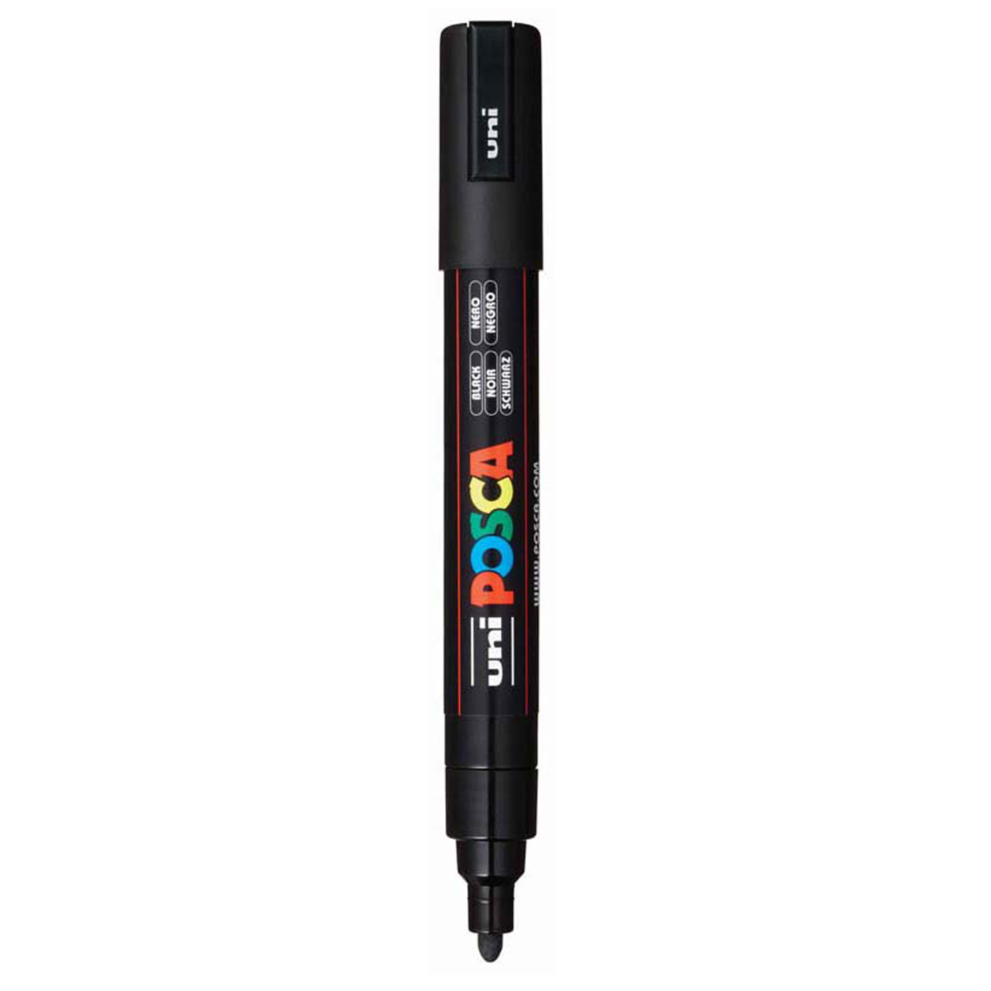 Uni Posca Paint Marker Medium Tip 1.8-2.5mm Bullet Black PC-5M – School  Depot NZ