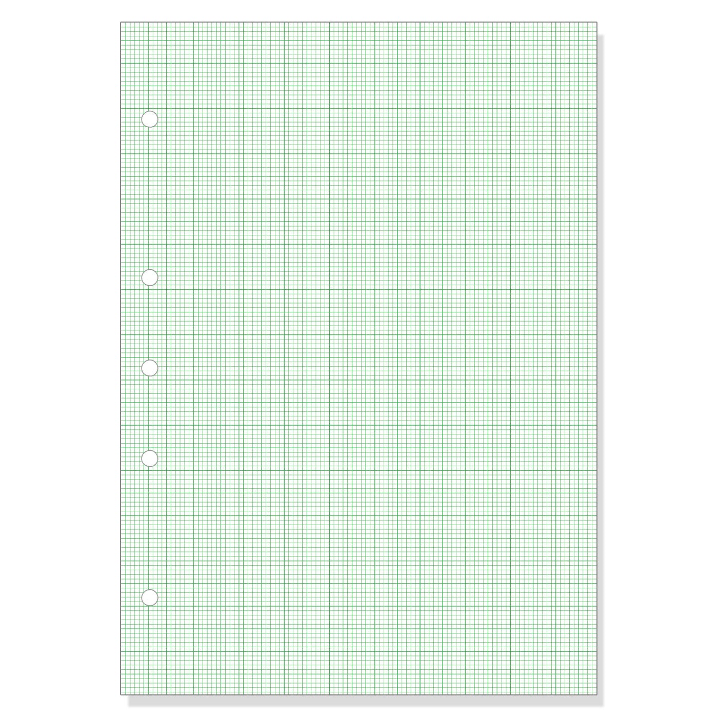 WARWICK 14K8 A4 GRAPH PAD LOOSE LEAF REFILL 2 MM QUAD 30 LEAVES Page View