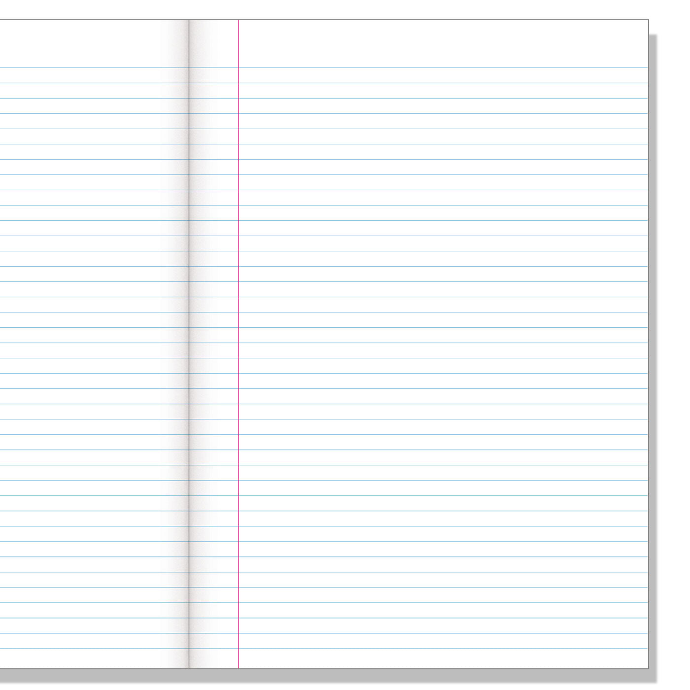 2Write 1B8 Exercise Book WA4 36L/72 Pages A4 Unpunched Ruled 7mm