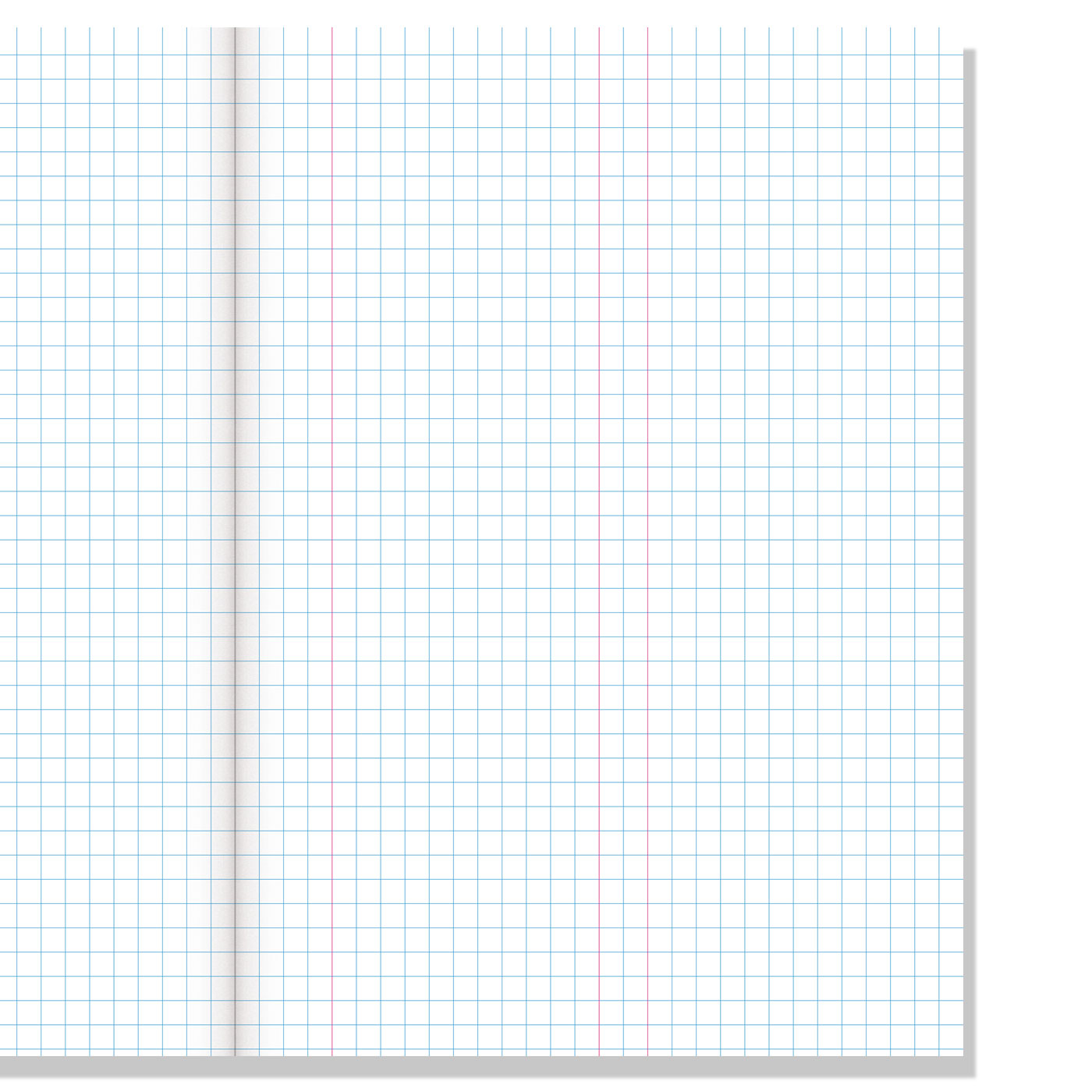 WARWICK EXERCISE BOOK 1E8 7MM QUAD WITH MARGIN 32 LEAF A4 inside pages