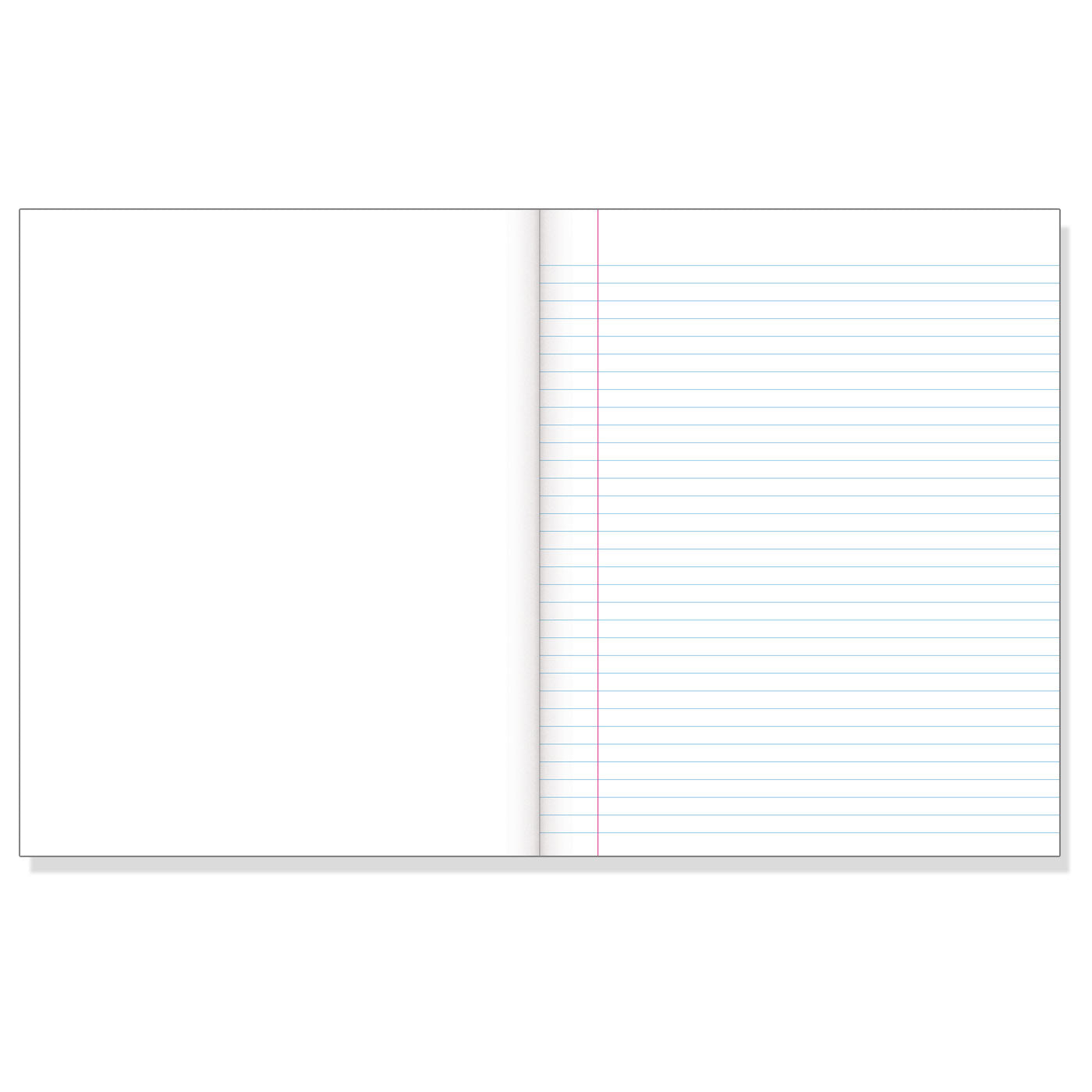 Warwick Science Book 1L5 with one page blank and one ruled 7 mm